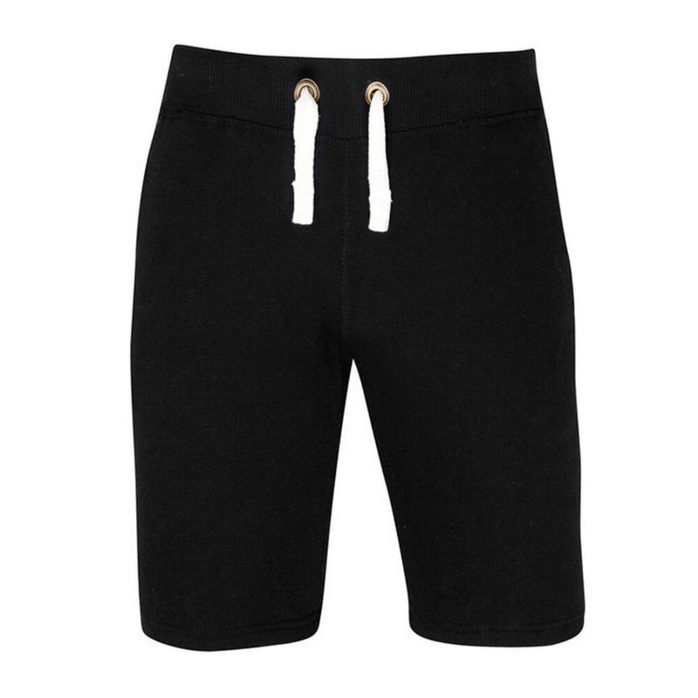 Awdis Mens Campus Casual Shorts / Jet Black
